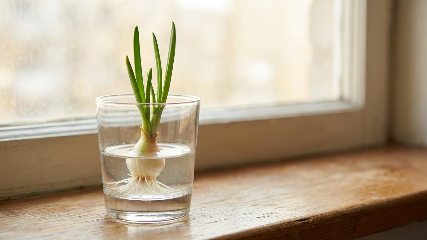 Arrêtez de jeter ces 4 restes de cuisine : ils repoussent à l'infini dans un verre d'eau