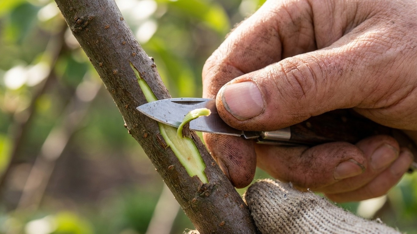 Avant de l'abattre, vérifiez ce seul détail : votre arbre fruitier est peut-être encore vivant
