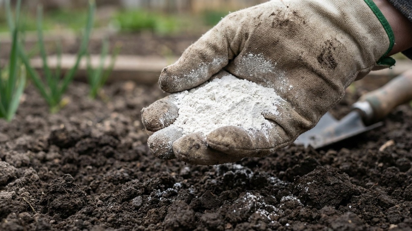 Cette poudre naturelle répandue début mars transforme un sol compact en terre fertile : mode d'emploi