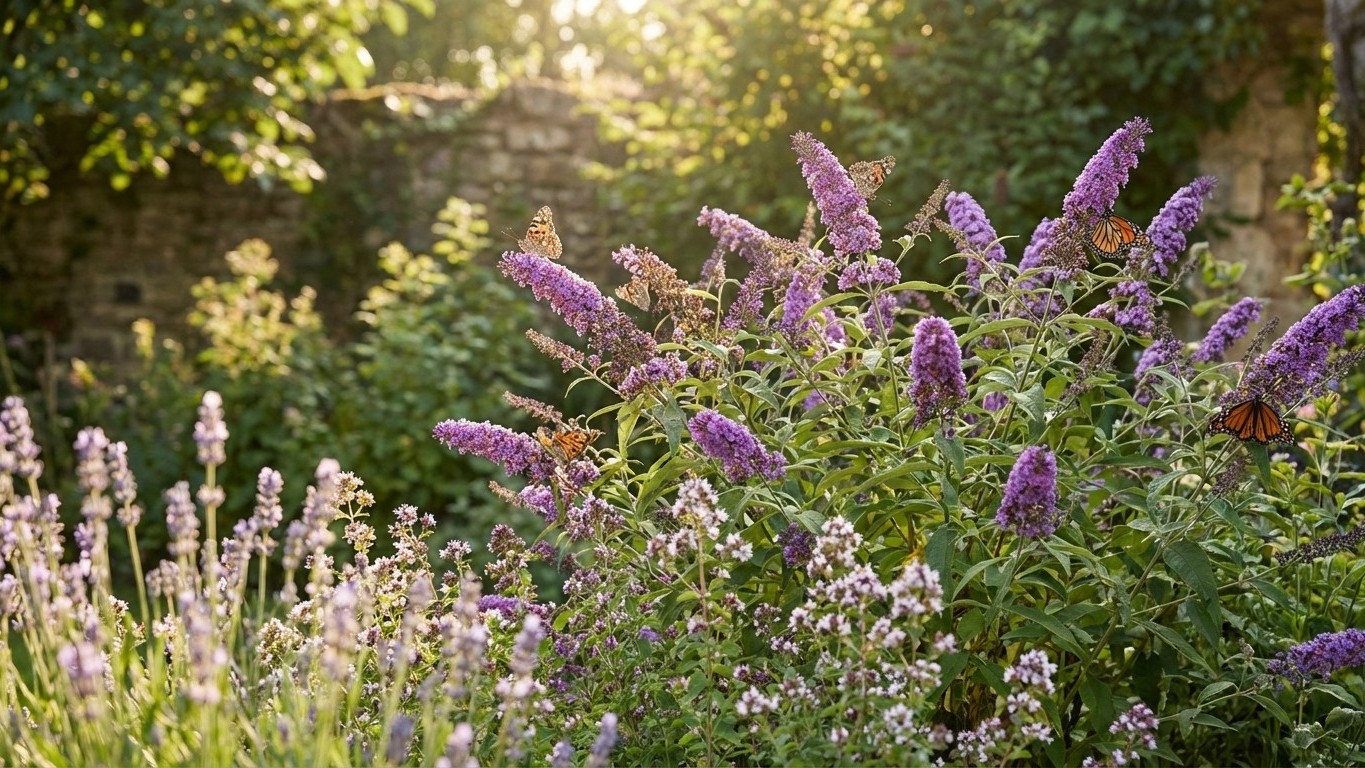 « Depuis que j'ai planté ces 3 arbustes, mon petit jardin est envahi de papillons tout l'été »