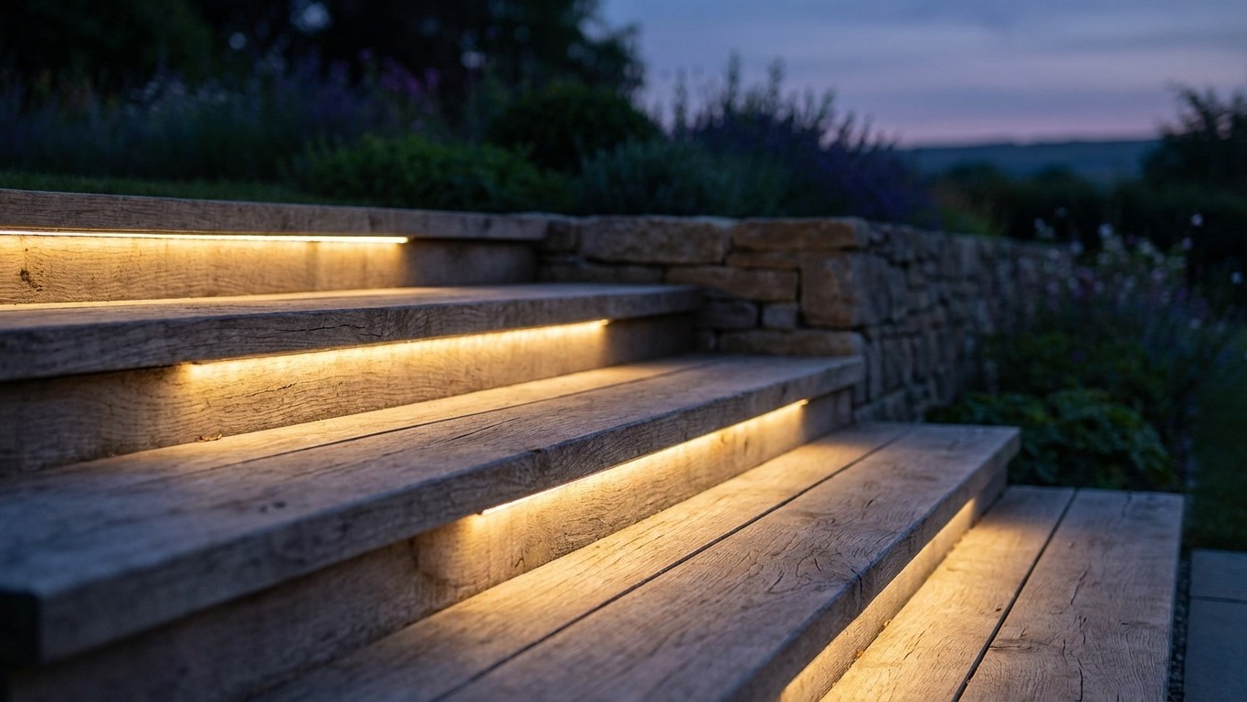 Éclairage escalier extérieur : sécurité, styles et solutions pratiques