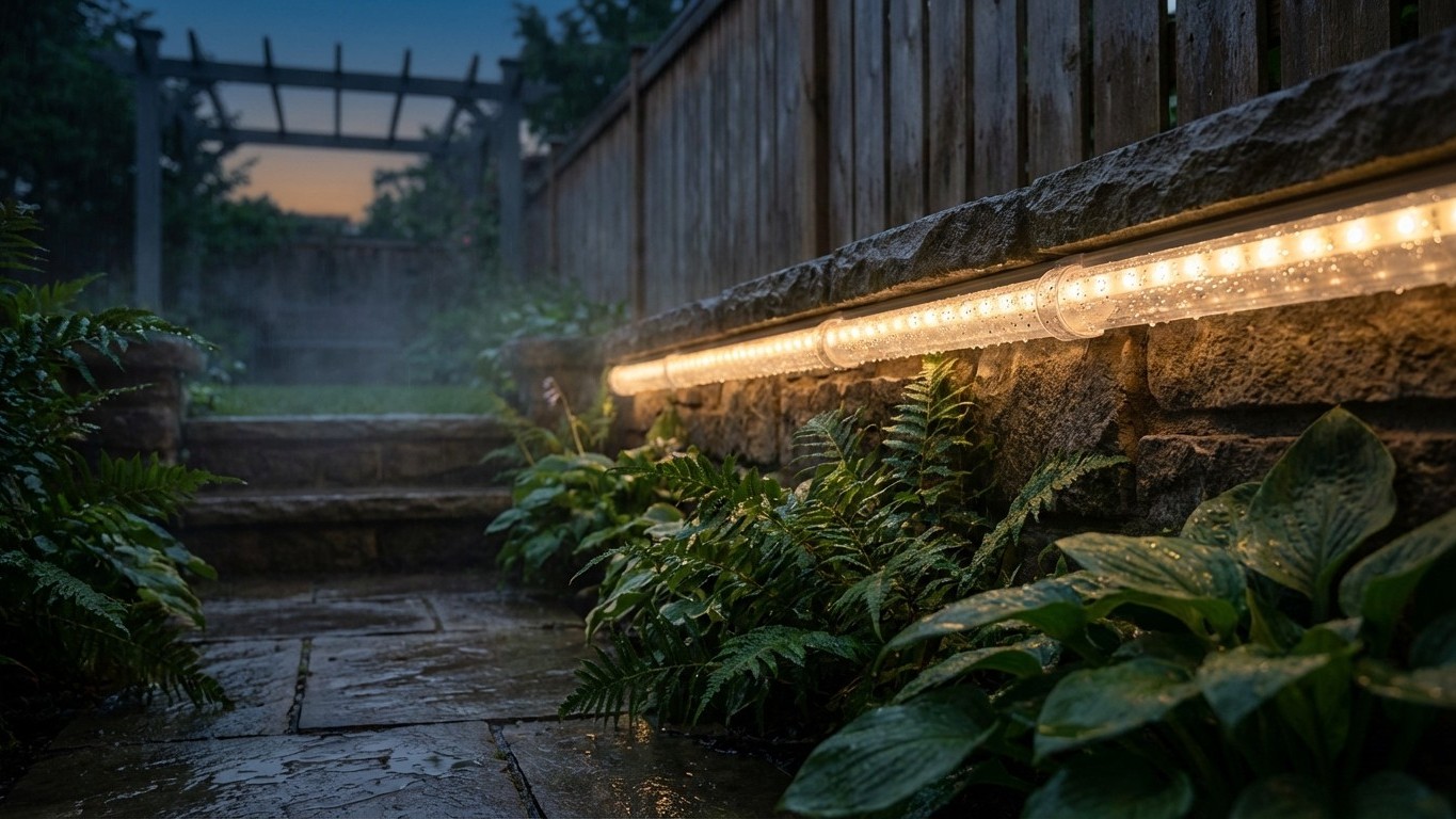 Ruban LED extérieur jardin étanche : choisir le bon indice IP