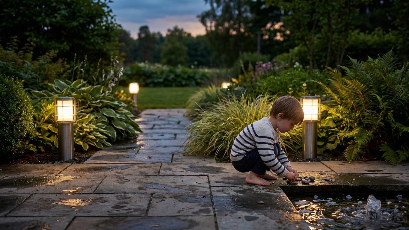 Norme éclairage extérieur jardin : réglementation NF C 15-100