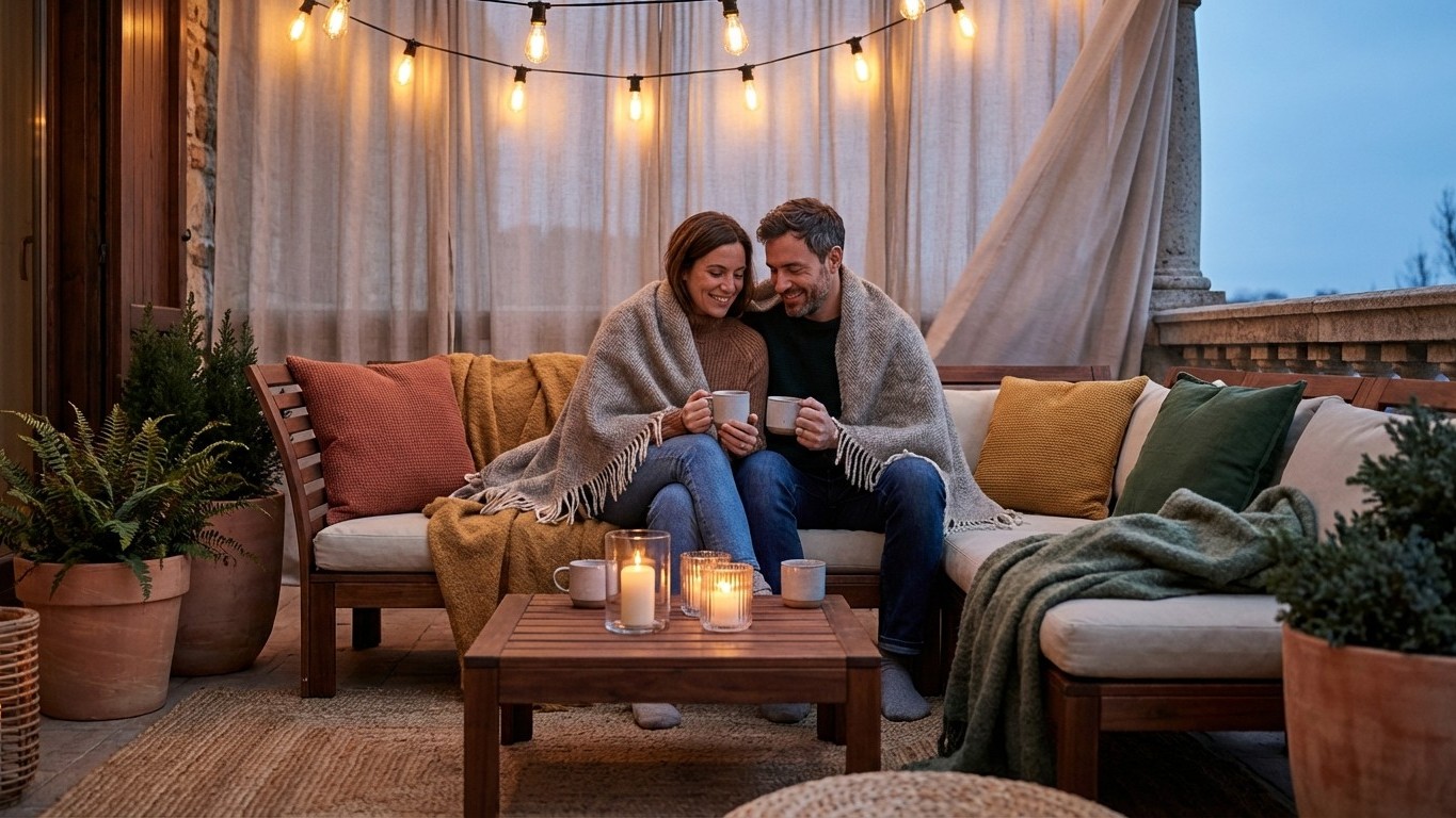 Aménager une terrasse cosy et chaleureuse : créer une ambiance cocooning dehors