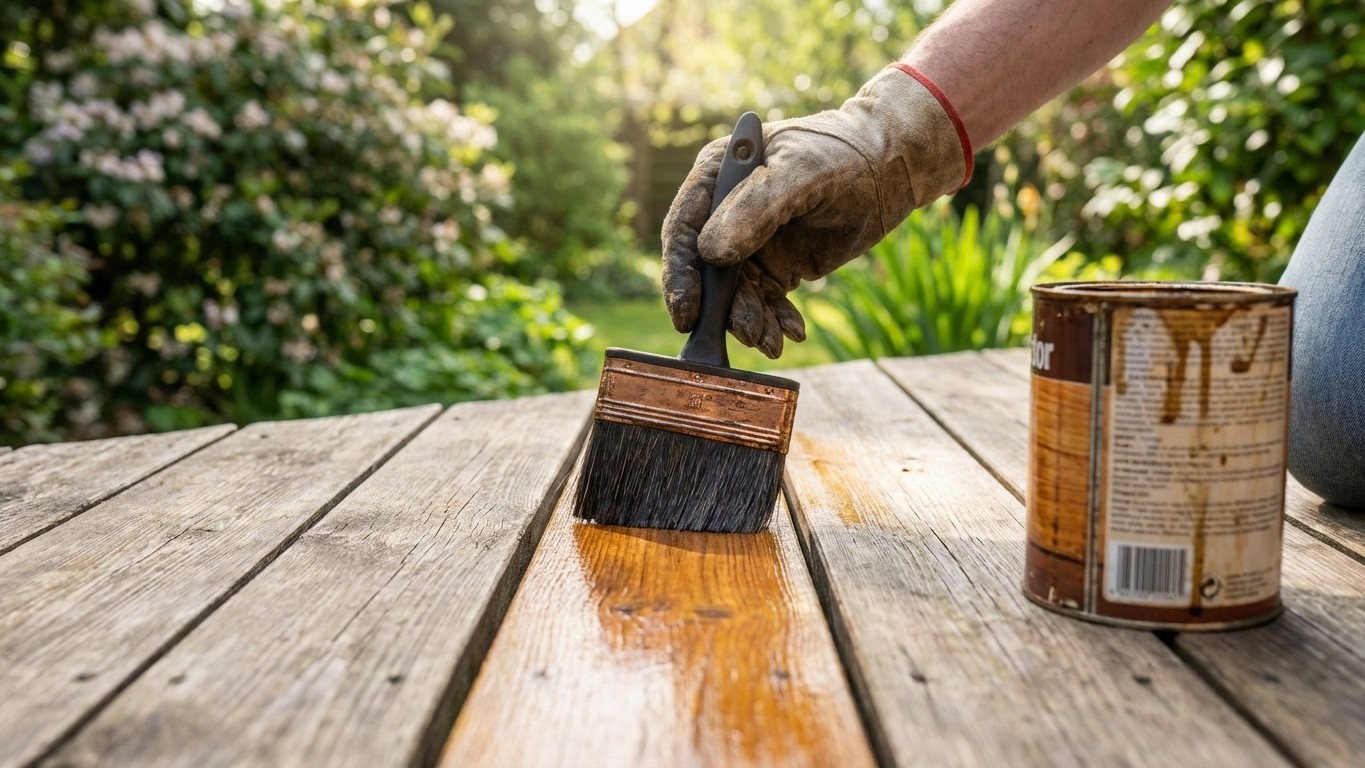 Vous avez jusqu'à fin février pour ce geste simple : après, votre bois grisera tout l'été
