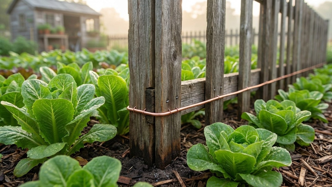 Leur jardin n'a plus de limaces depuis ce petit geste sur leur clôture : l'astuce des anciens.