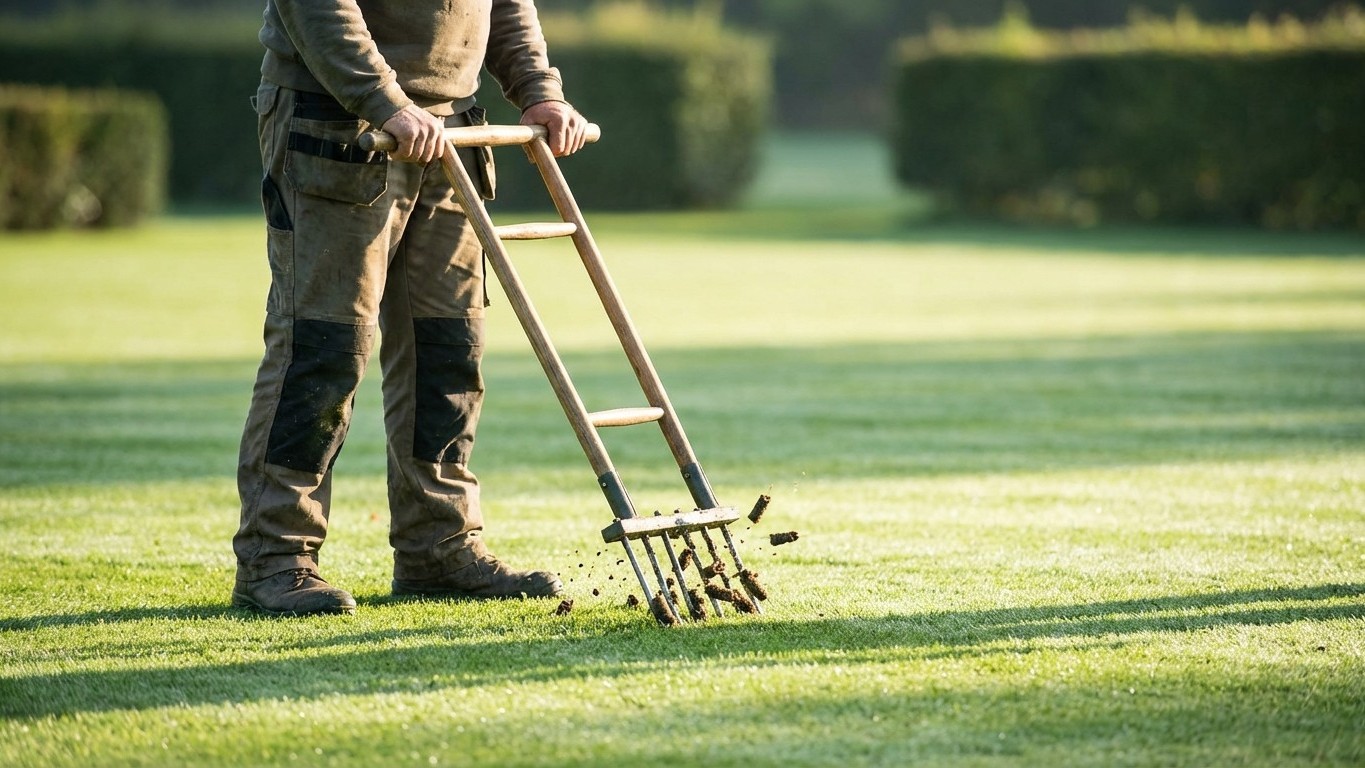 Le geste essentiel à ne pas manquer avant le printemps : préparez votre pelouse pour un été impeccable (technique de pro)