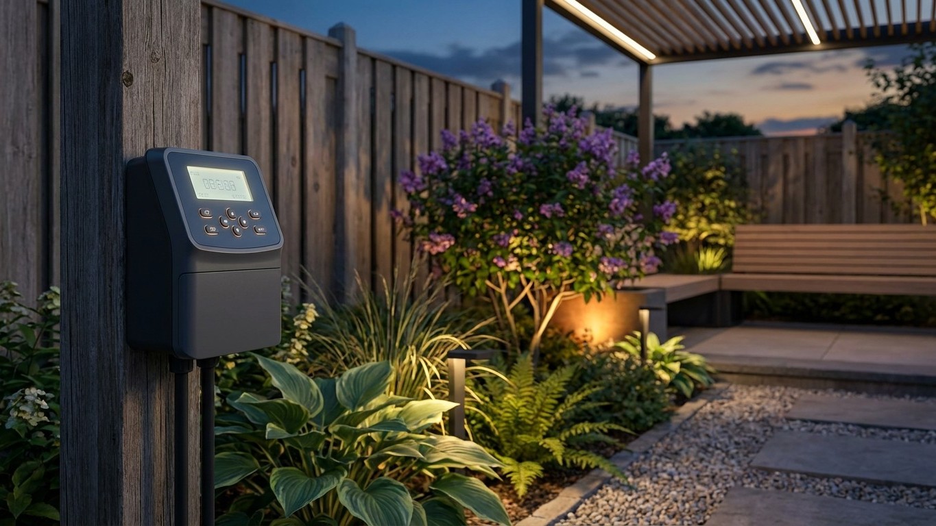 Programmateur éclairage jardin : automatiser vos horaires d'allumage