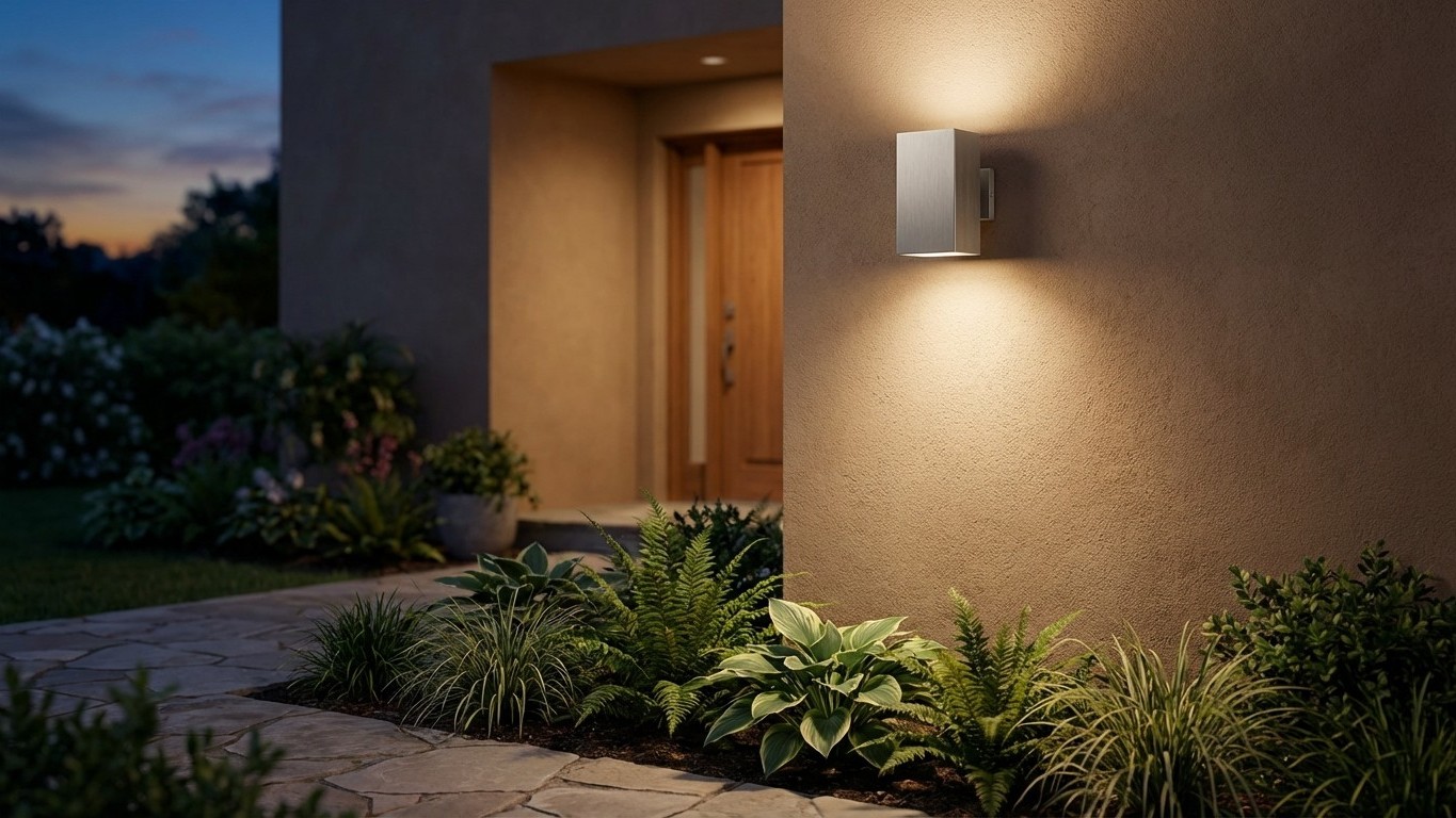 Applique murale extérieure jardin : éclairer façades et murs