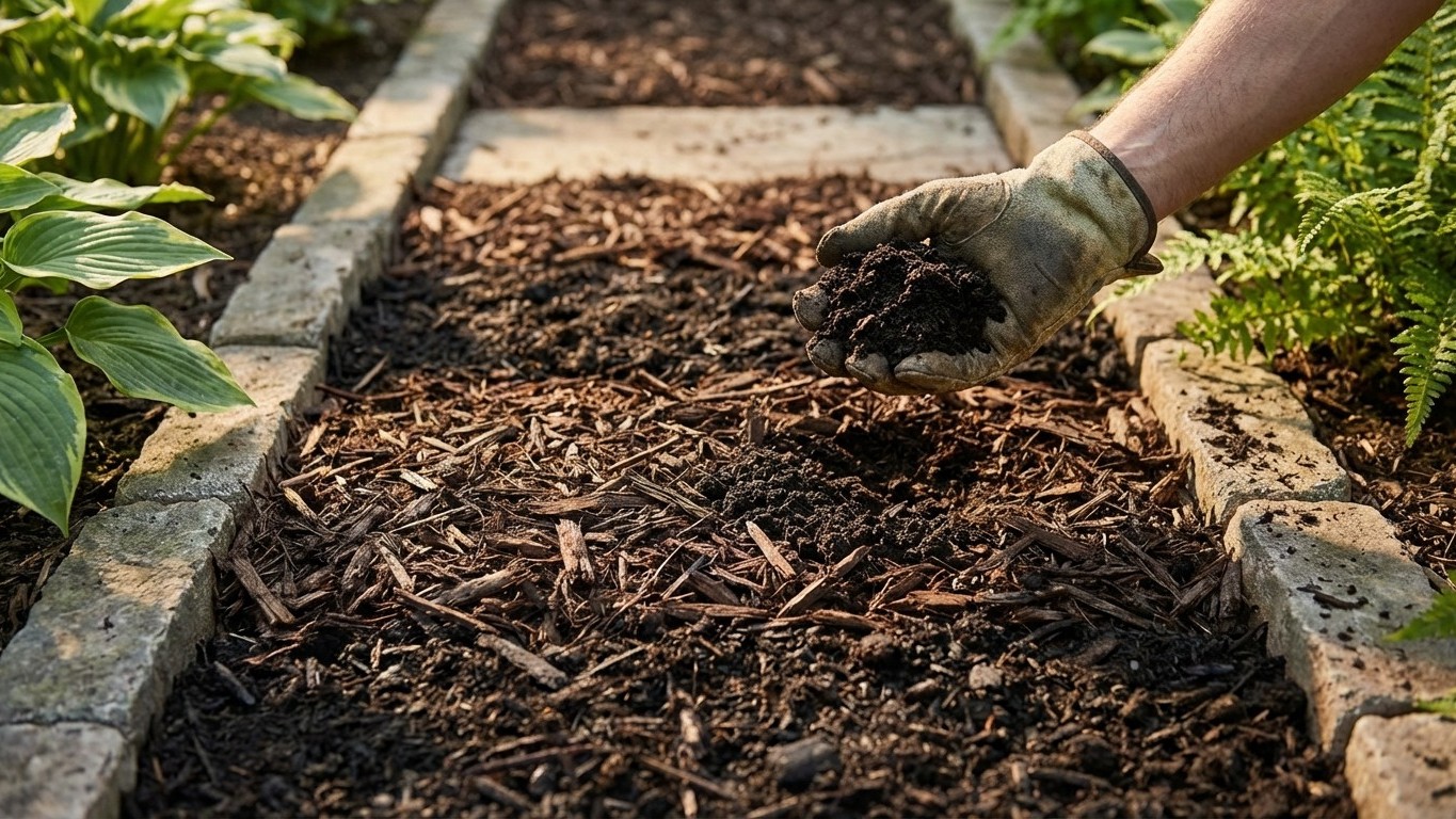 « Je ne désherbe plus jamais mes allées » : tout a changé quand j'ai compris quel paillage correspondait à mon sol