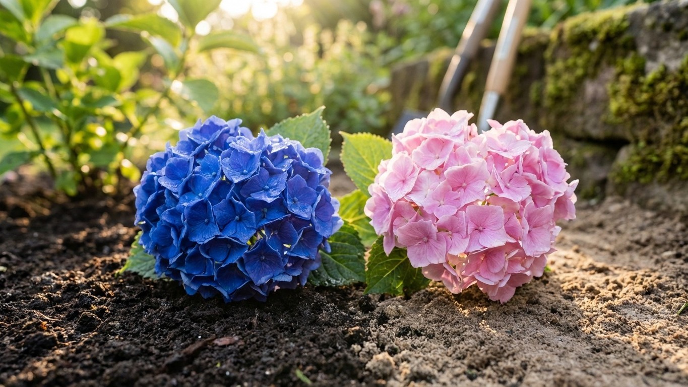 Comment obtenir un hortensia bleu : rôle du pH et des sulfates d'aluminium