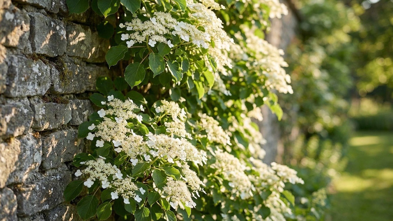 Hortensia grimpant : comment le cultiver et le faire grimper sur un mur