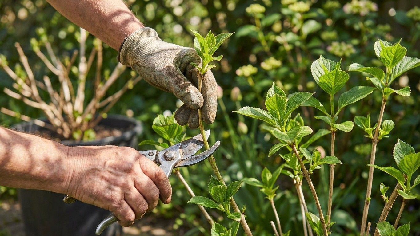 Hortensias à tailler et hortensias à ne pas tailler : comment s'y retrouver