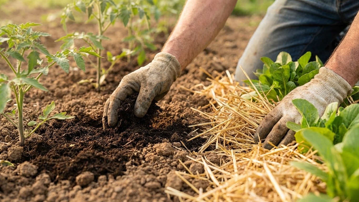 « Je mettais le même paillage partout » : l'erreur qui freinait mon potager depuis des années