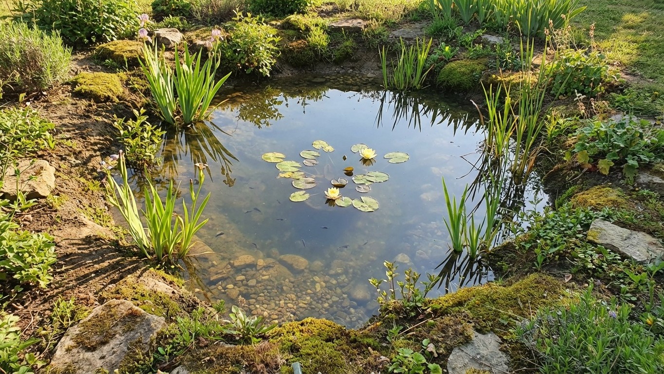 « Je n'ai creusé qu'un petit trou » : ce mini bassin attire grenouilles et libellules en quelques semaines