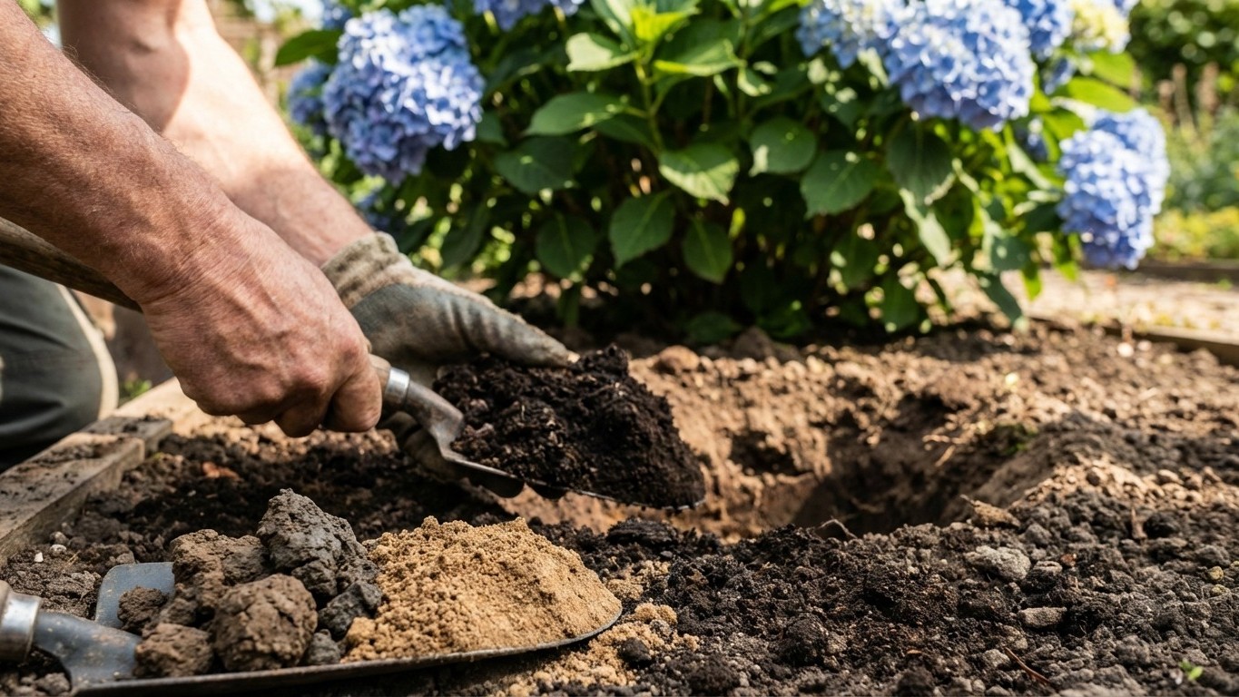 Planter un hortensia en pleine terre : distance, profondeur et sol idéal