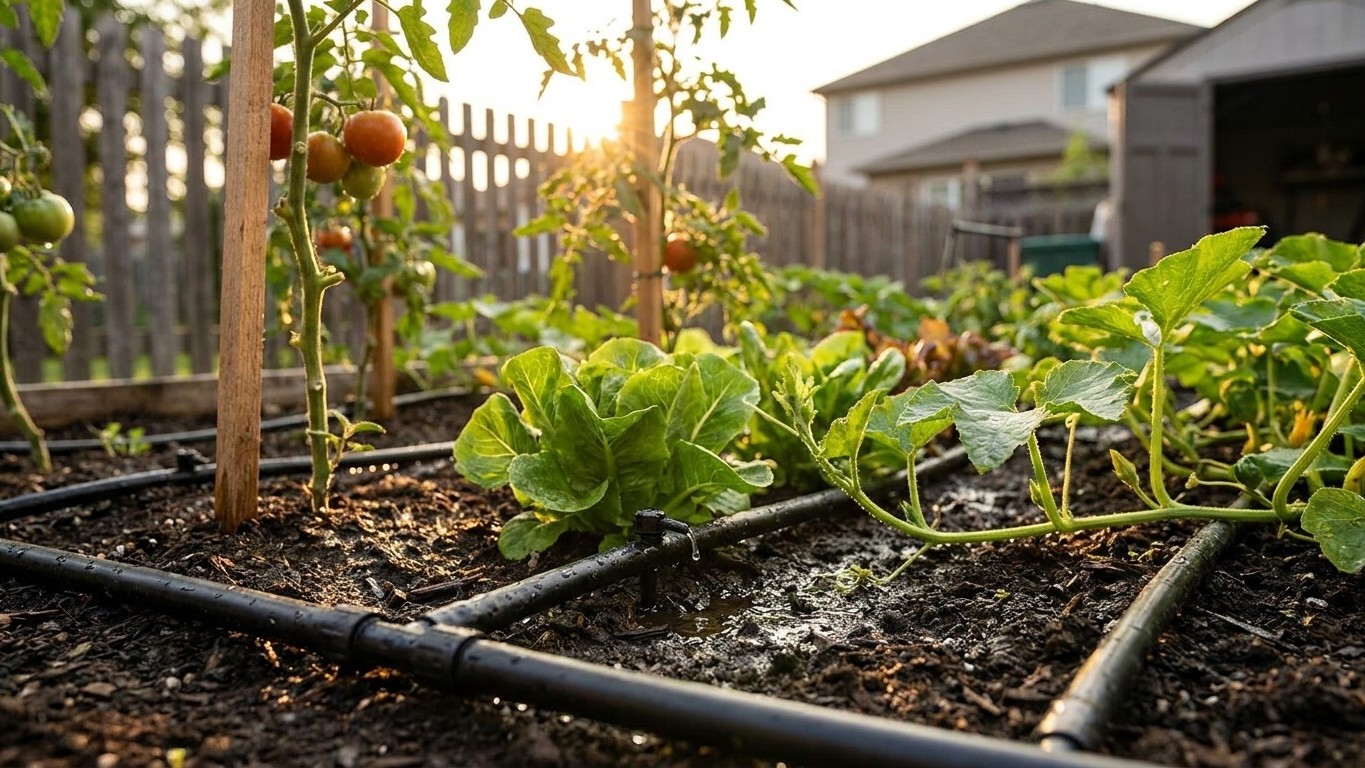 Arrosage automatique au potager : quel système choisir et comment l'installer