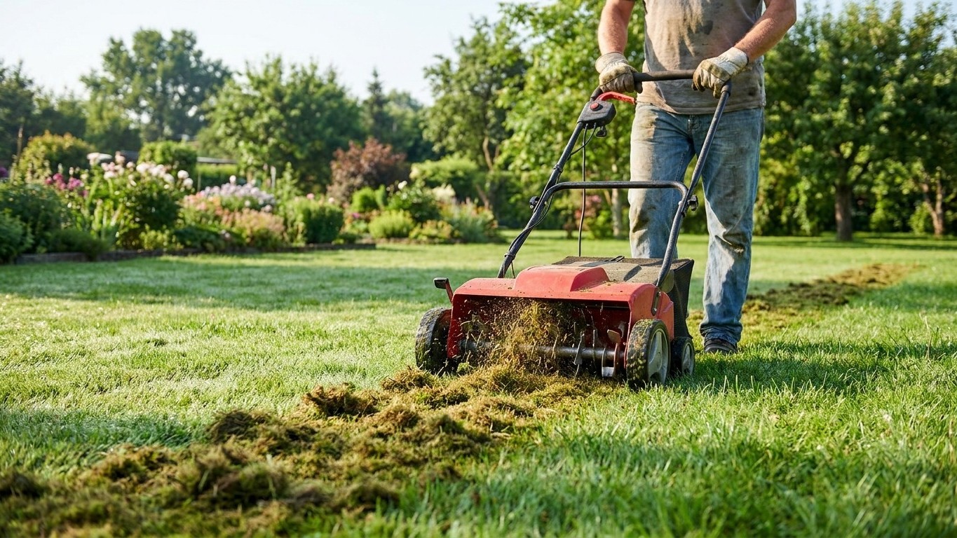 Comment scarifier son gazon soi-même : matériel, étapes et erreurs à éviter