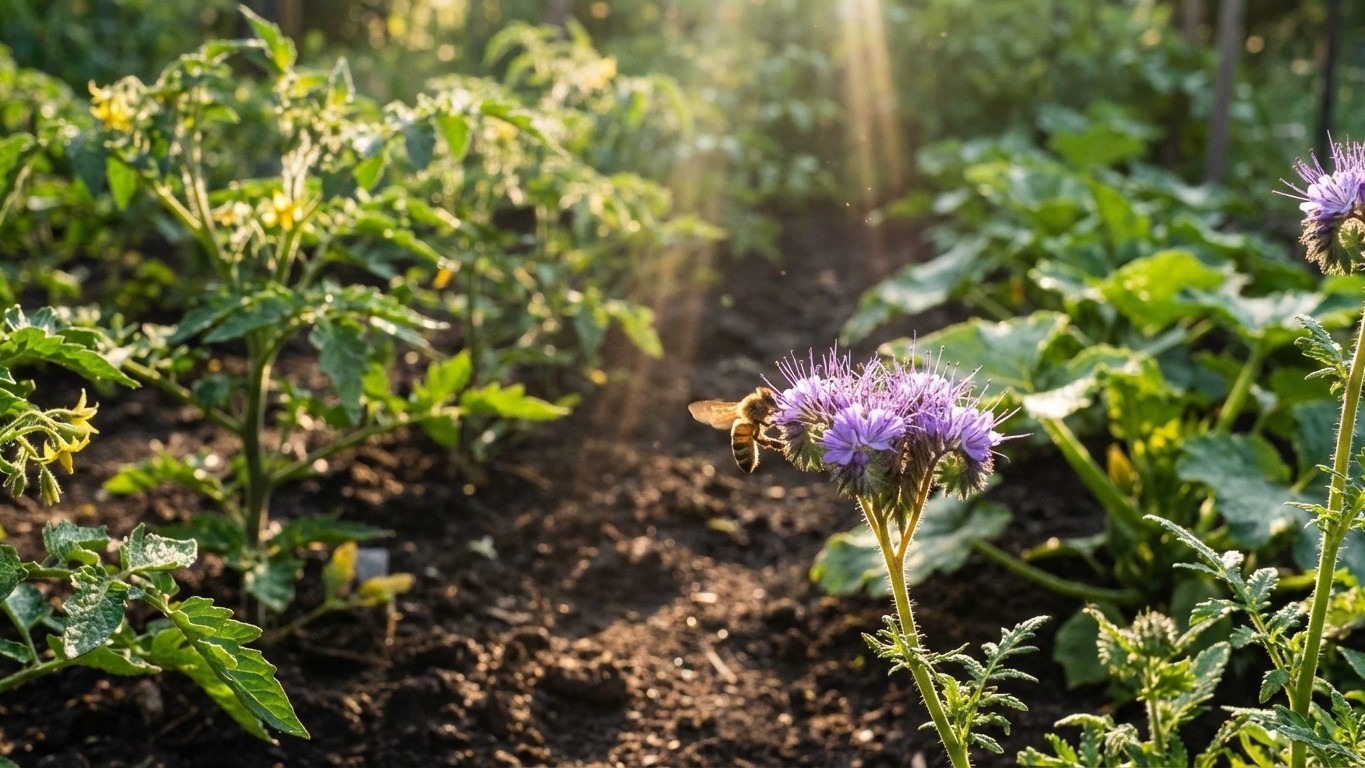 Depuis que j'ai glissé ces rangs fleuris au potager, les pollinisateurs ne partent plus