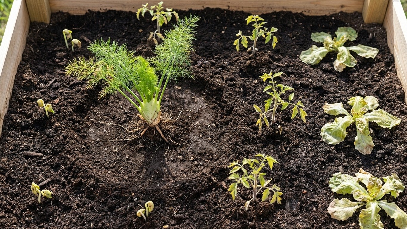 Fenouil au potager : avec quelles plantes le cultiver sans nuire à ses voisins