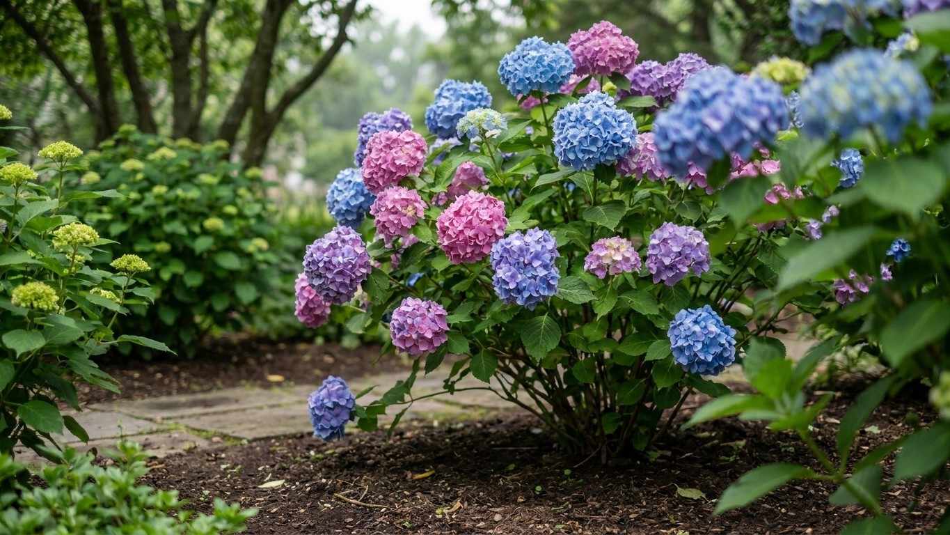 Floraison des hortensias : période, couleurs et astuces pour des fleurs spectaculaires