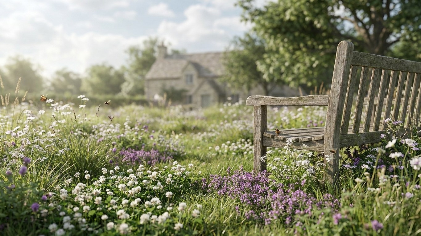 Gazon sans tonte : les variétés et couvre-sols pour un jardin zéro effort