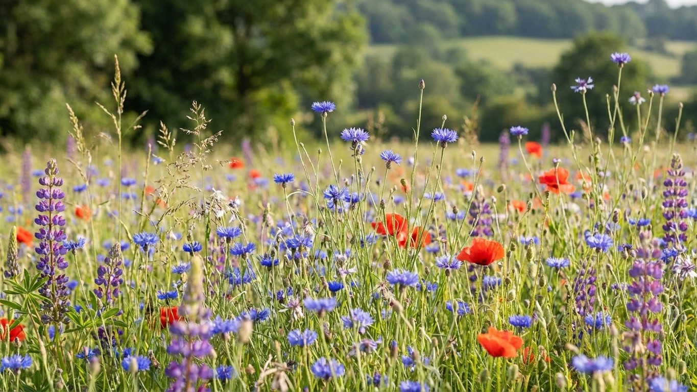 « J'ai semé ma prairie fleurie sur l'ancien gazon » : regardez ce qui pousse à la place des vivaces