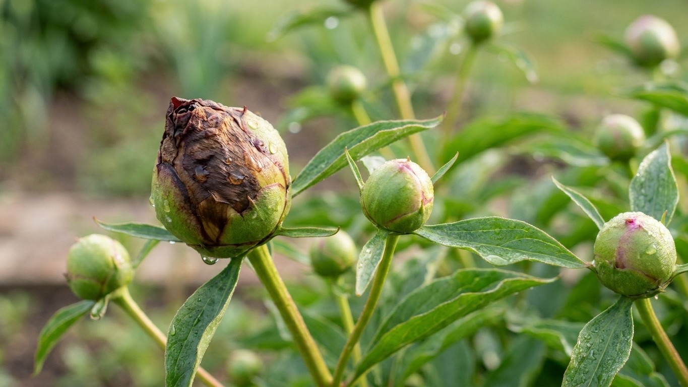J'arrosais mes pivoines comme tout le monde en avril : un pépiniériste m'a montré mes boutons noircis et j'ai compris l'er...
