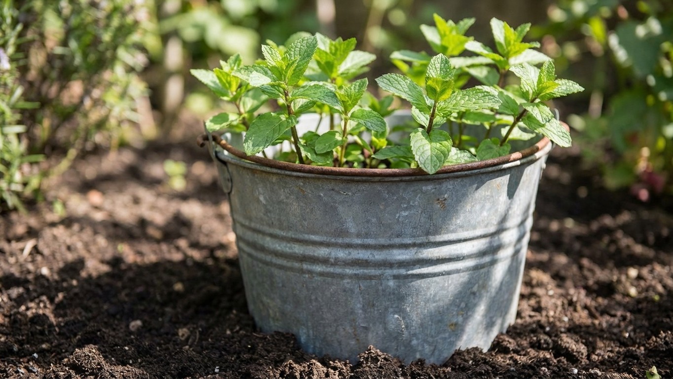 Les anciens enterraient toujours un seau avant de planter de la menthe : voici pourquoi