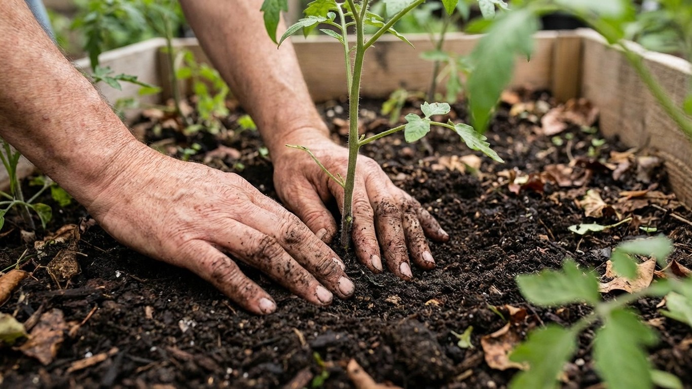 Les anciens ne repiquaient jamais sans ce geste oublié : tomates et fraises donnaient le double