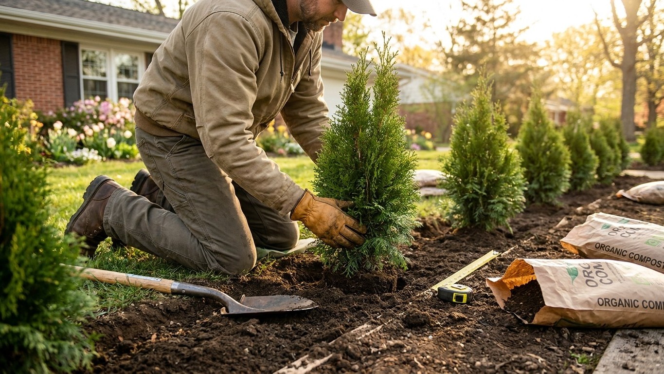 Prix d'installation d'une haie de jardin : coûts au mètre linéaire et budget moyen