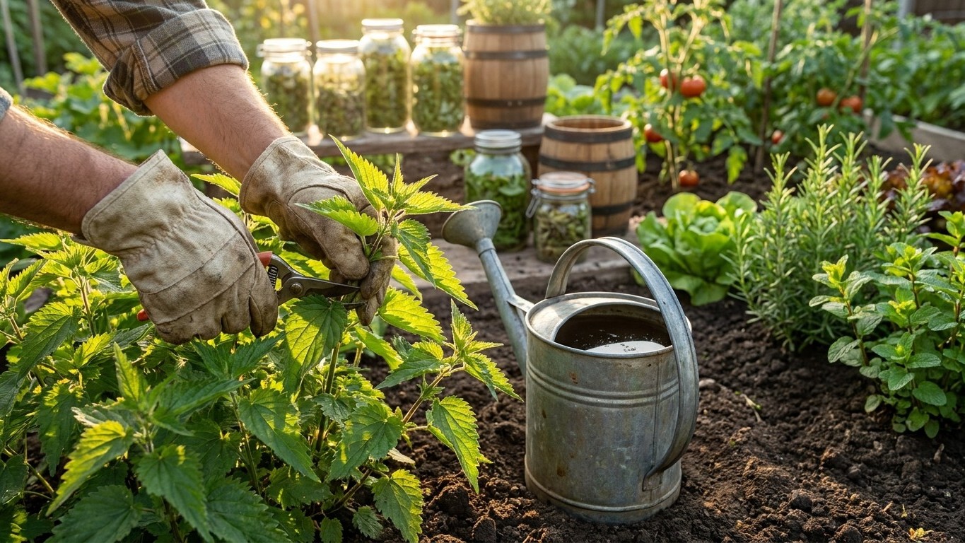 Comment utiliser le purin d'ortie au potager : dosage, application et résultats