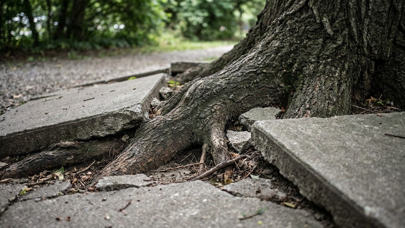 « Regarde sous ta dalle » : un paysagiste m'a montré ce que les racines de mon arbre faisaient aux fondations depuis dix ans
