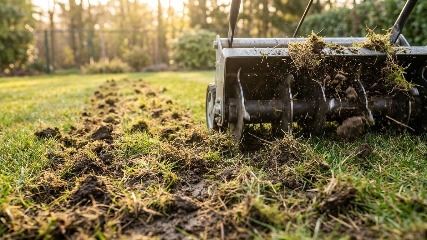 Scarification du gazon : printemps ou automne, quelle période est la plus efficace ?