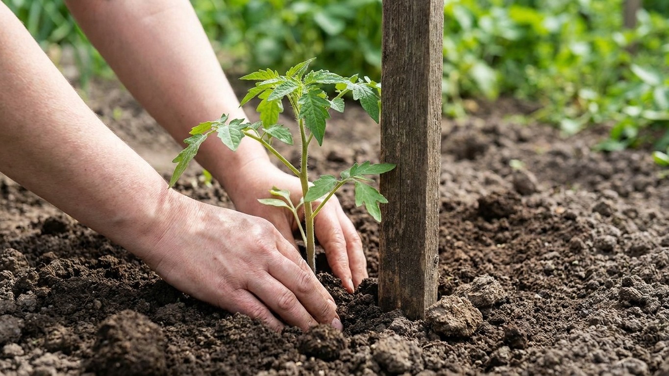 Vos tomates restent chétives tout l'été : le coupable, c'est le tuteur que vous avez planté trois jours trop tard