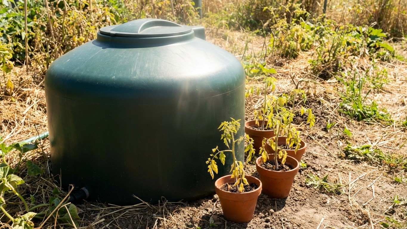 Votre récupérateur d'eau de pluie est en train de cuire vos semis et vous l'ignorez totalement