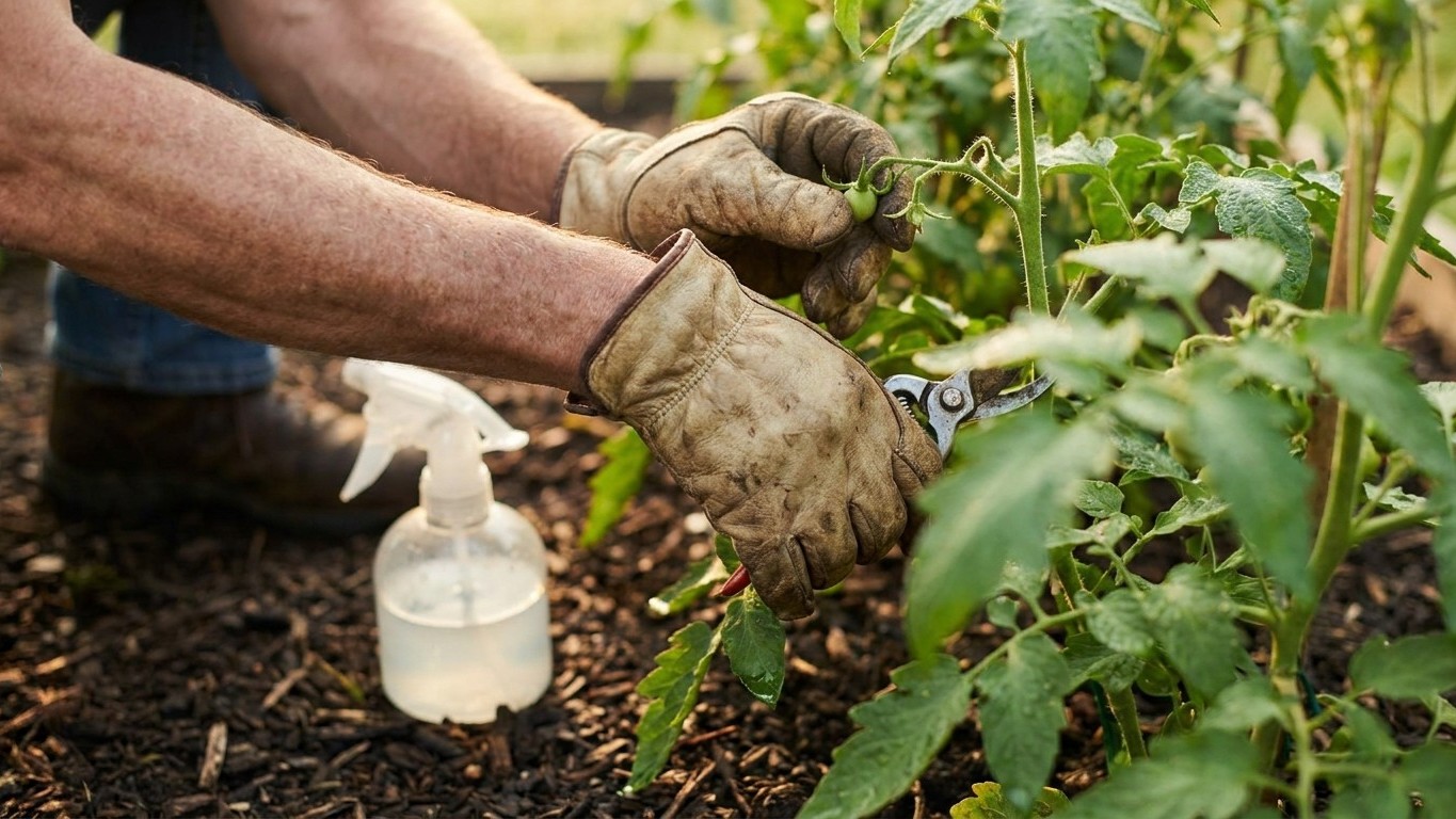 Ce geste que tous les jardiniers font en mai sur leurs tomates propage une maladie d'un plant à l'autre en une après-midi