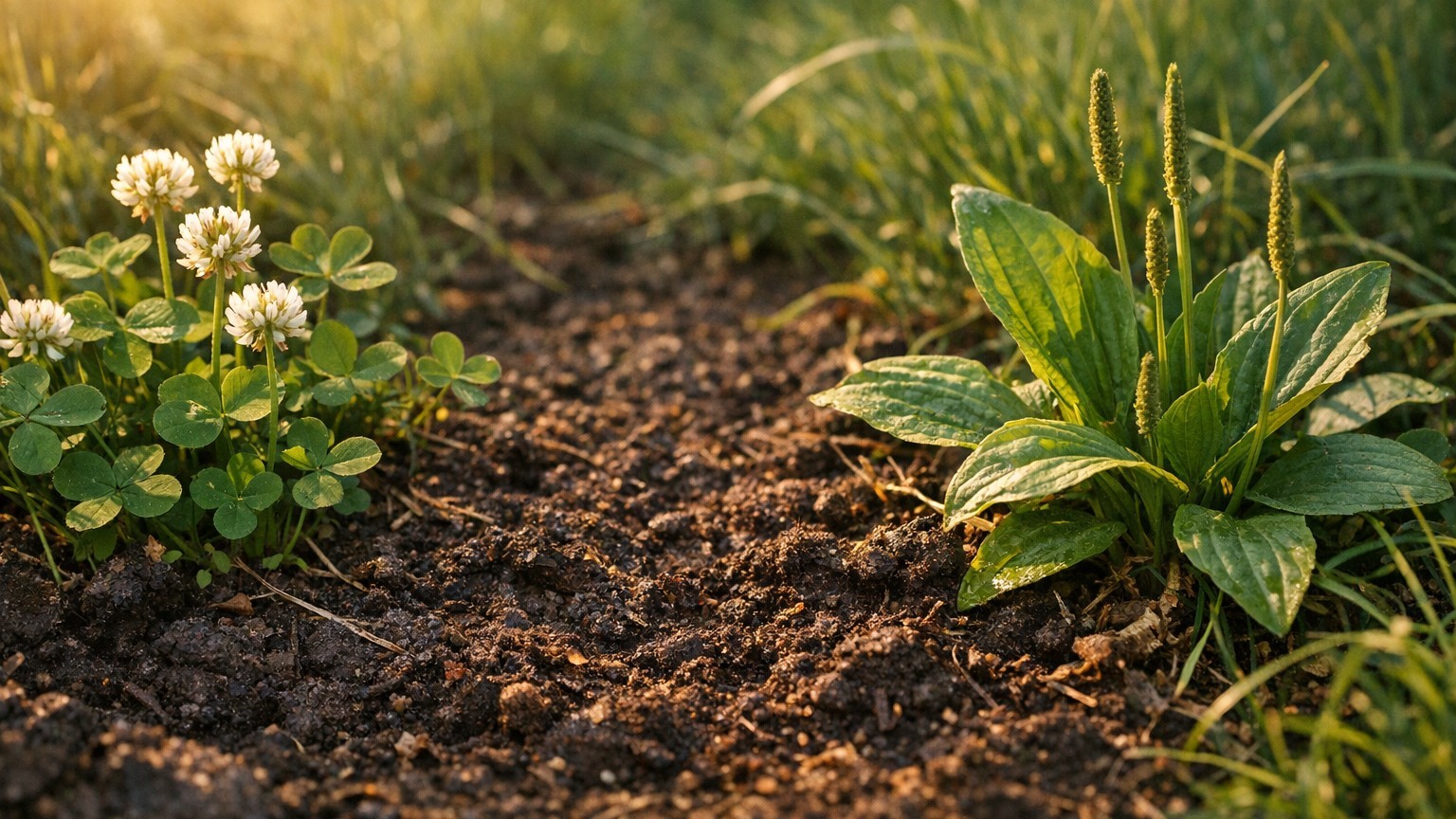 Chaque printemps j'arrachais cette herbe qui envahissait ma pelouse : l'été de la canicule, j'ai vu ce qu'elle protégeait ...