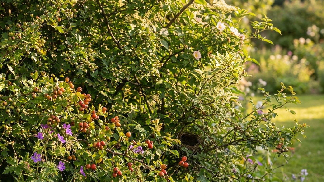 Haie naturelle au jardin : créer une haie champêtre pour la biodiversité