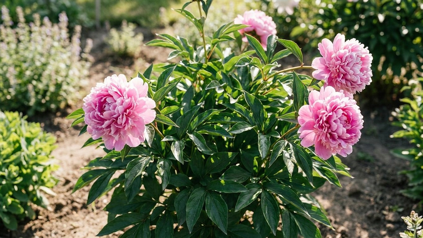 J'ai coupé mes pivoines au ras du sol pour faire un beau bouquet : l'année suivante, plus une seule fleur