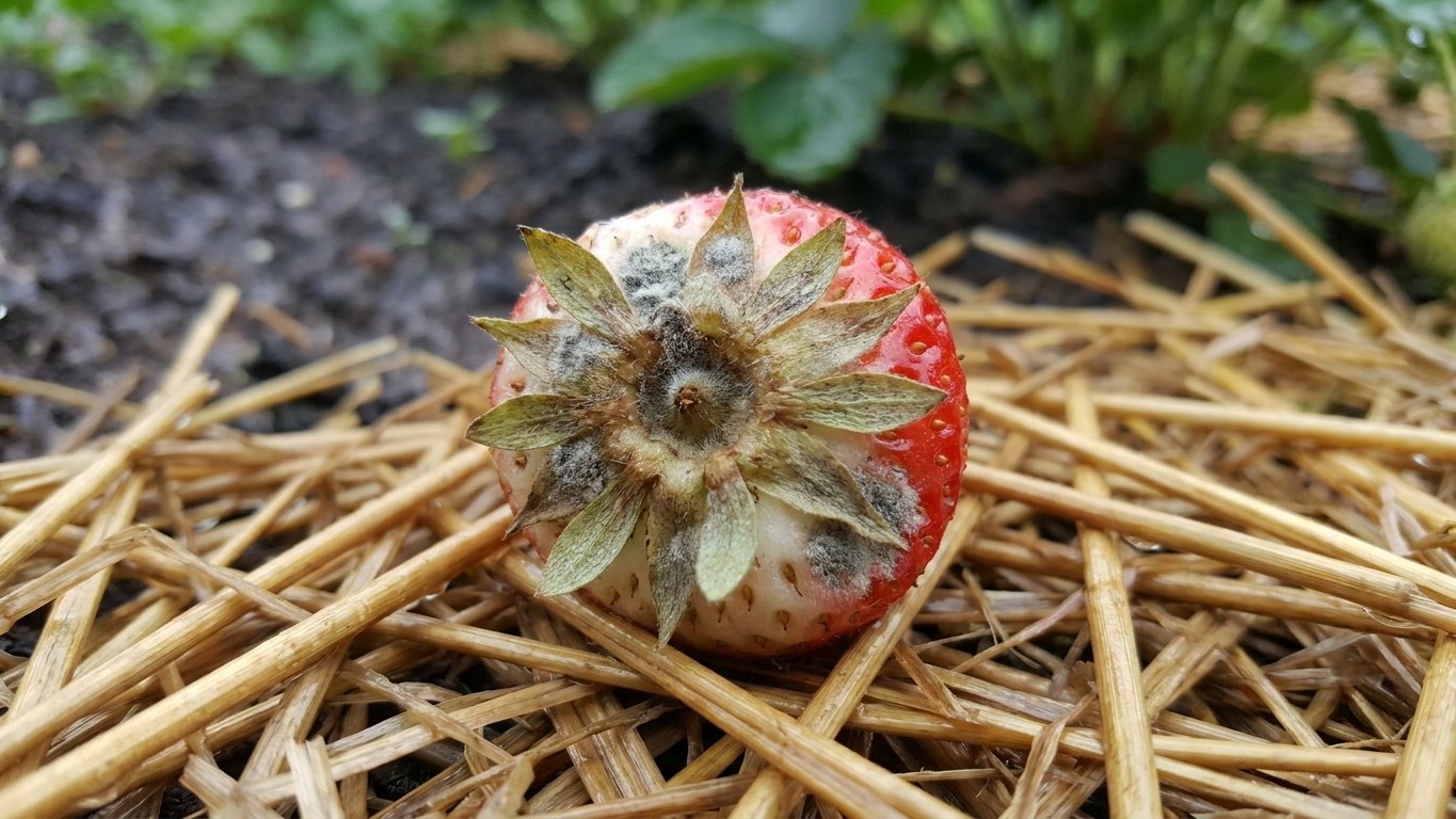 J'ai laissé mes fraises toucher le paillis humide deux jours en mai : quand je les ai retournées, j'ai compris mon erreur