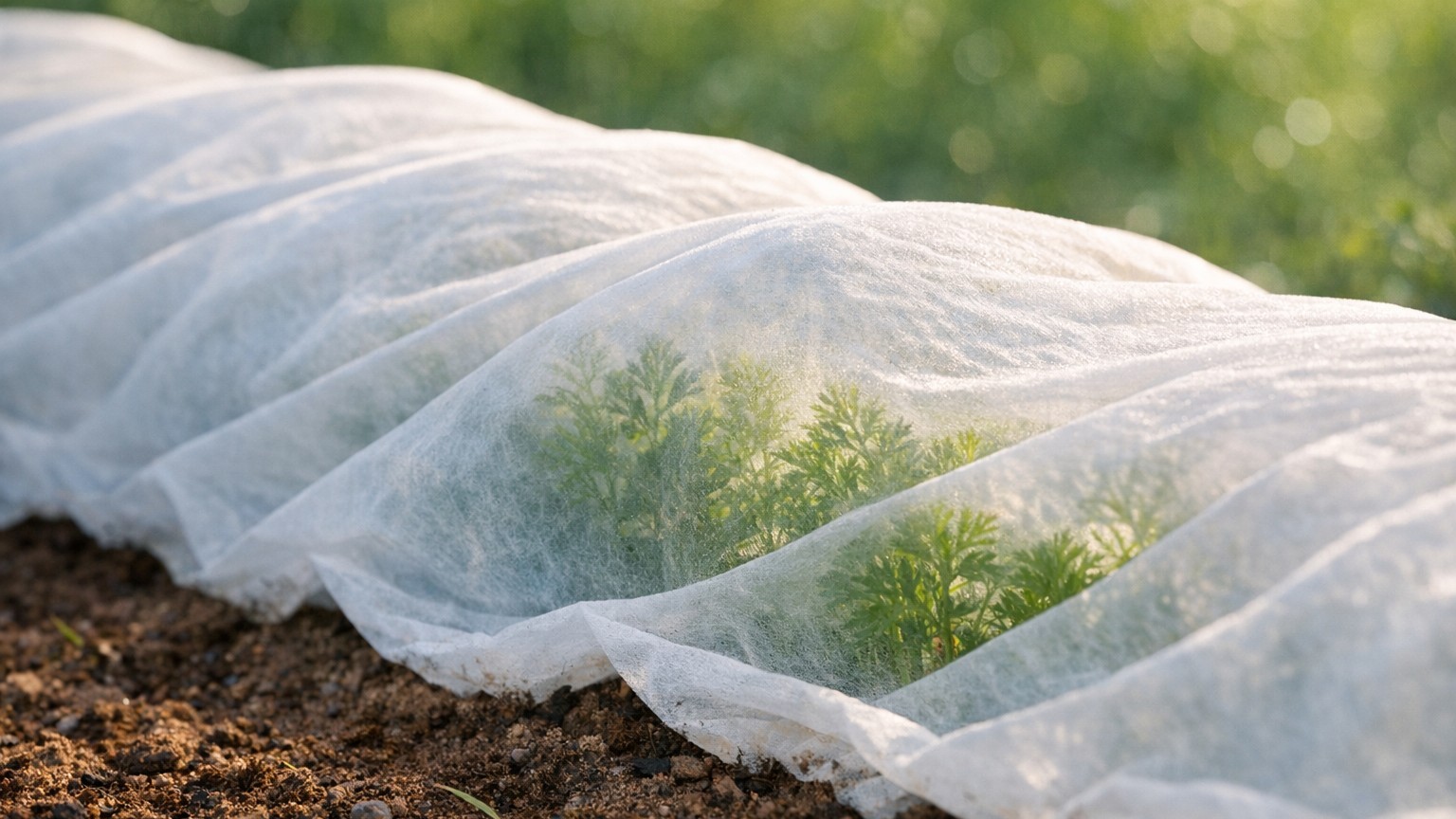 J'ai posé mon voile anti-insectes sur mes carottes fin mai en pensant les sauver : en le soulevant trois semaines plus tar...