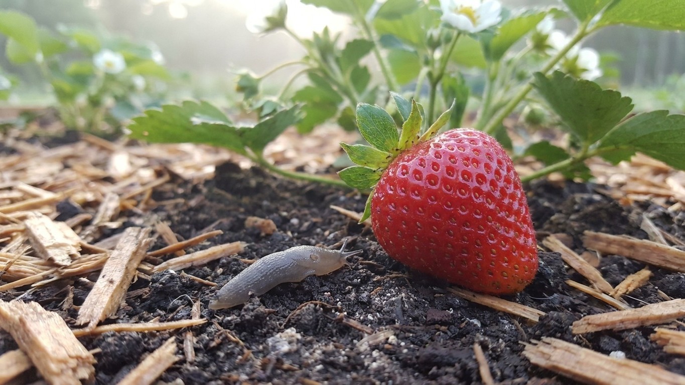 J'ai soulevé la paille sous mes fraisiers un matin de mai : ce que j'ai trouvé en dessous explique pourquoi je ne récoltai...