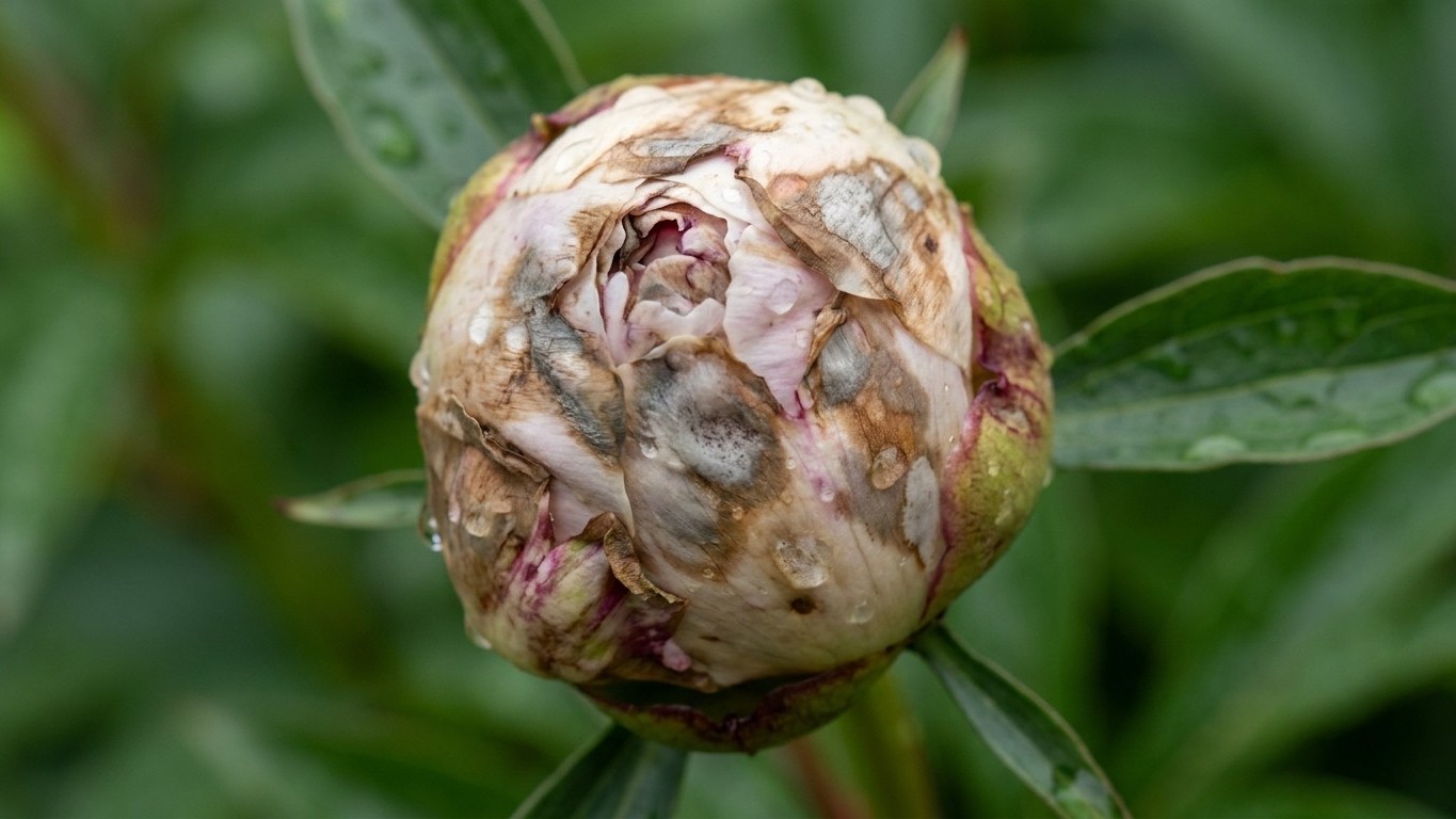 J'arrosais mes pivoines chaque soir de mai en pensant bien faire : quand j'ai ouvert un bouton qui refusait d'éclore, j'ai...