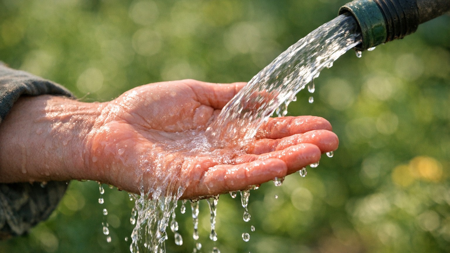 J'arrosais mes semis dès que je prenais le tuyau : le jour où j'ai touché l'eau du premier jet, j'ai compris pourquoi ils ...