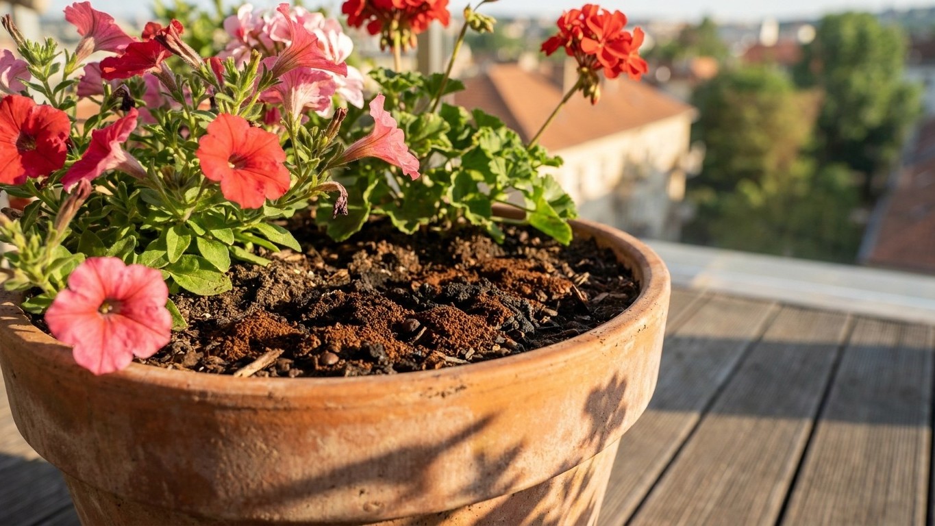 Je n'ai pas arrosé mes jardinières depuis 3 semaines grâce à ce déchet que je jetais chaque matin