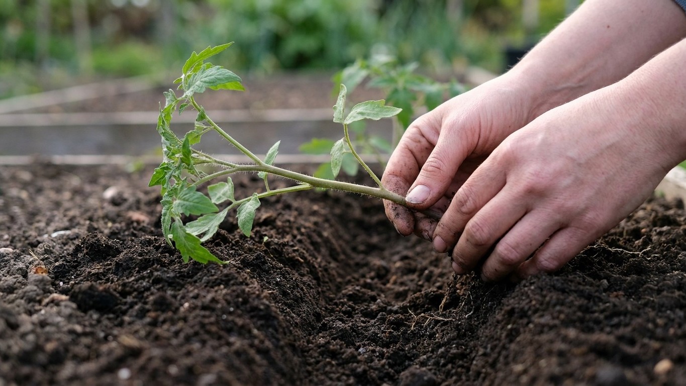 Je plantais mes tomates comme tout le monde en mai : un maraîcher m'a montré mon erreur et je ne reconnais plus mes récoltes
