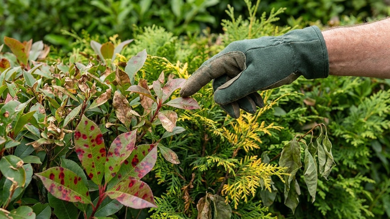 Maladies de la haie de jardin : diagnostic et traitements pour sauver vos arbustes