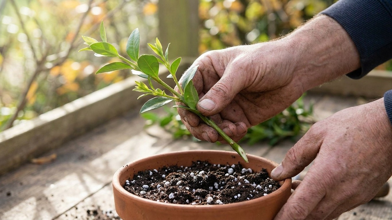 Période de bouturage des arbustes de haie : printemps ou automne ?