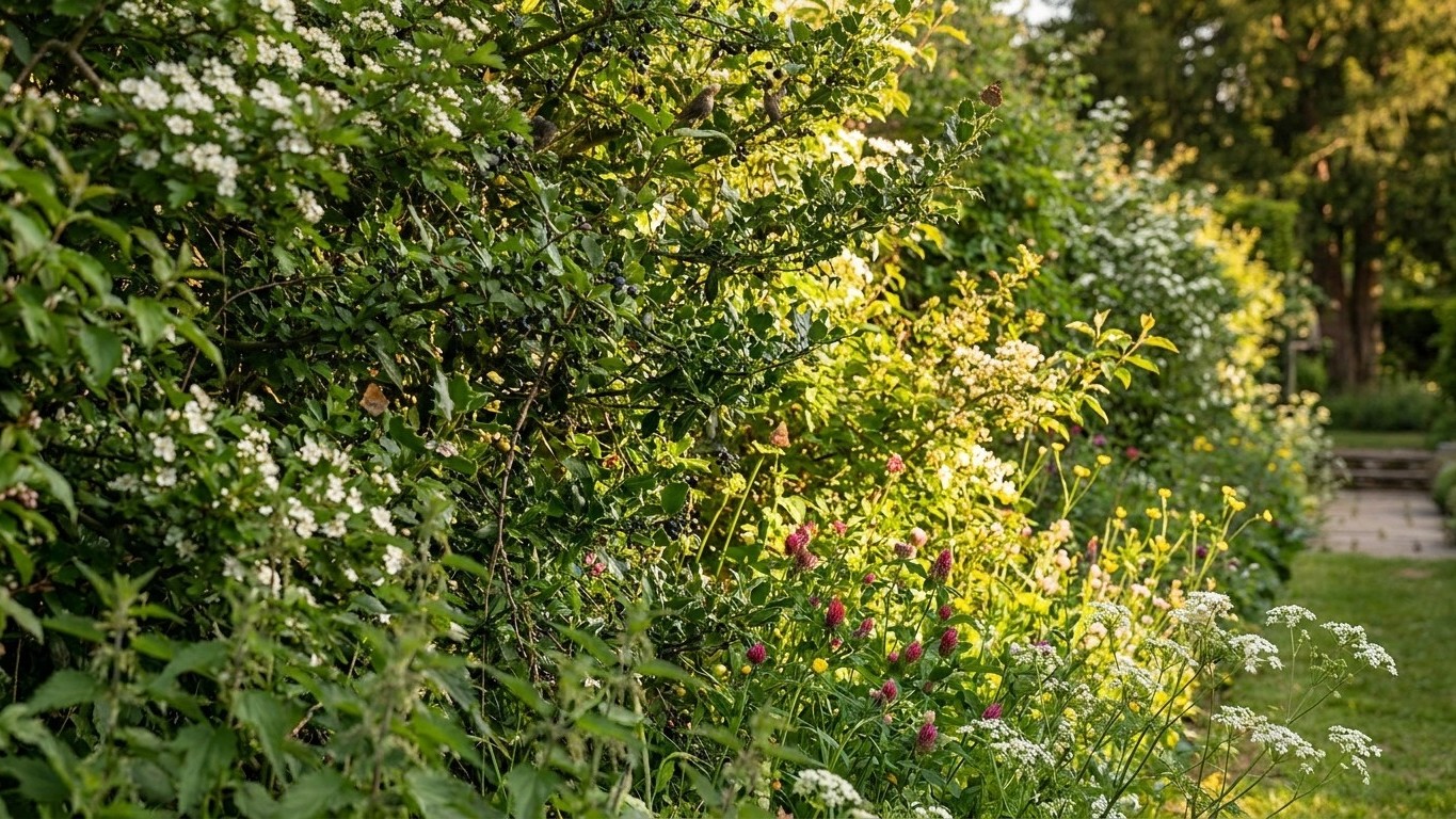 Plantes indigènes pour haie de jardin : la haie locale au service de l'écosystème